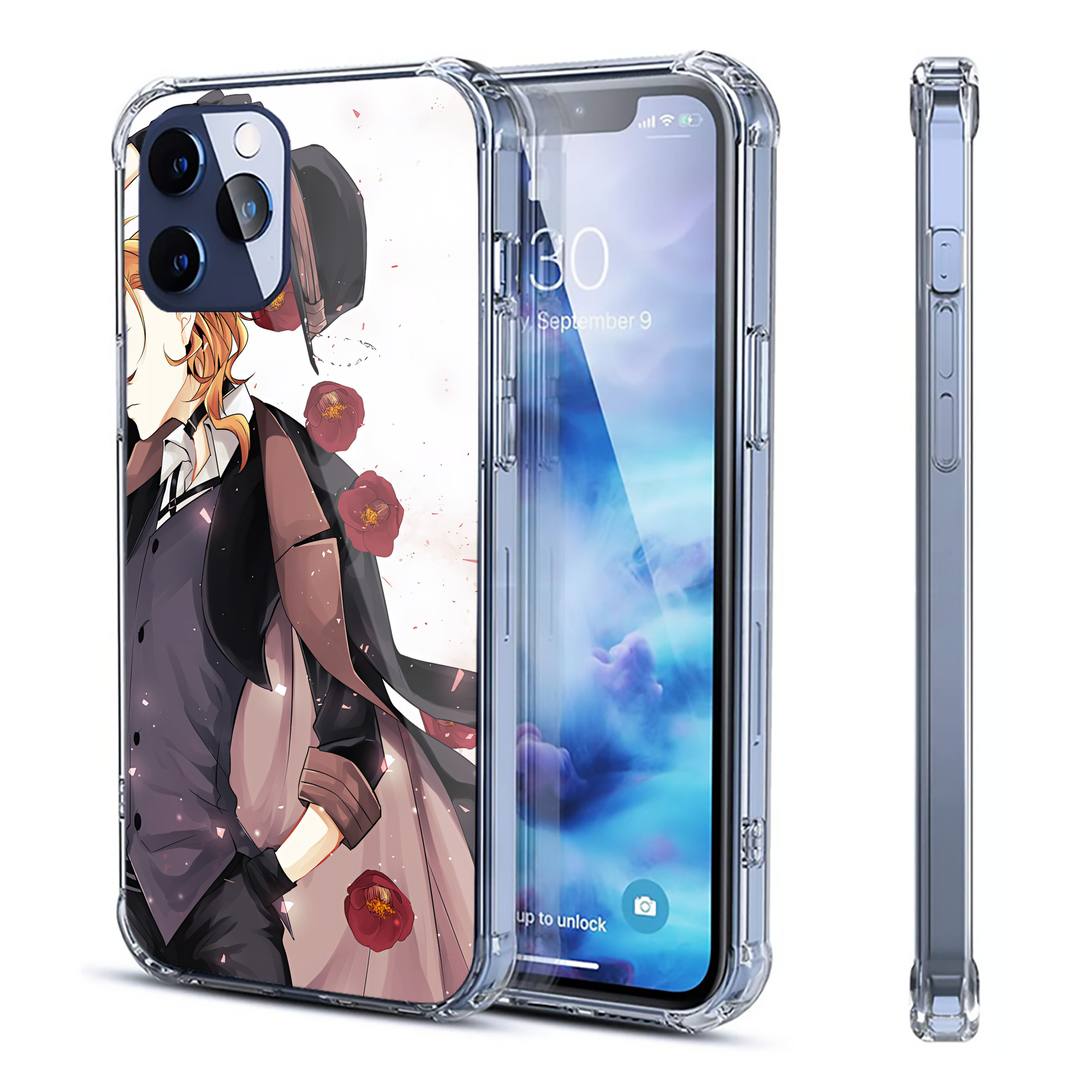 文豪ストレイドッグス Bungo Stray Dogs 【iPhone 12シリーズ対応】透明スマホケース（クリアソフトケース）